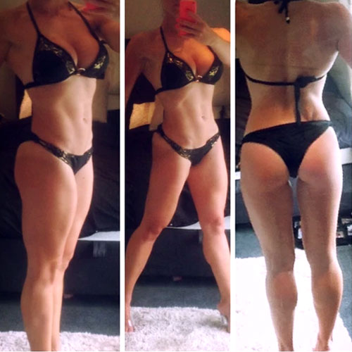 Progress picture 8 weeks out of competition