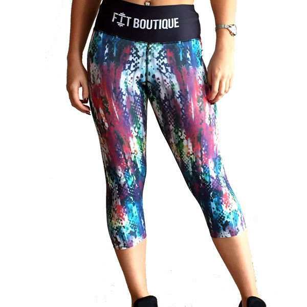 Glamour grunge fitness capris