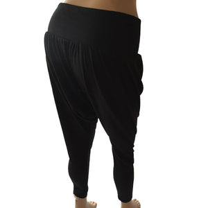 Black yoga fitness trousers