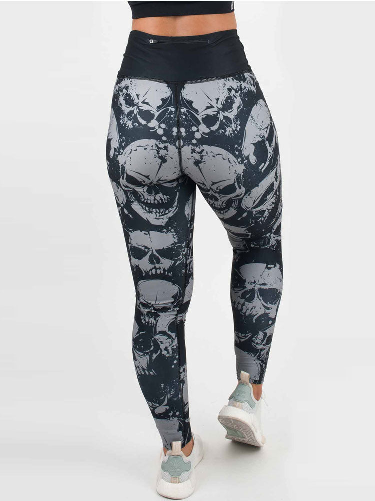 V1 cursed skull gym leggings